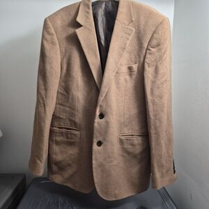 Men's 100% Camel Hair Tan Blazer